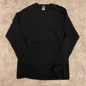 Gildan black long sleeve